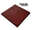 RUBBER SAFETY FLOORING GRASSY TILES (แผ่นยางกันกระแทก รุ่นเส้น) BURGUNDY SIZE 50x50x2.5CM WEIGHT 5KG WARRANTY 1Y